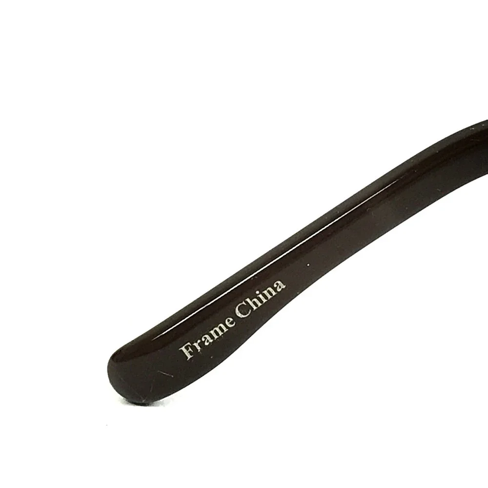 New Globe Eyeglasses Frames L4094 CREAM Black Rectangle Full Rim 52-17-140